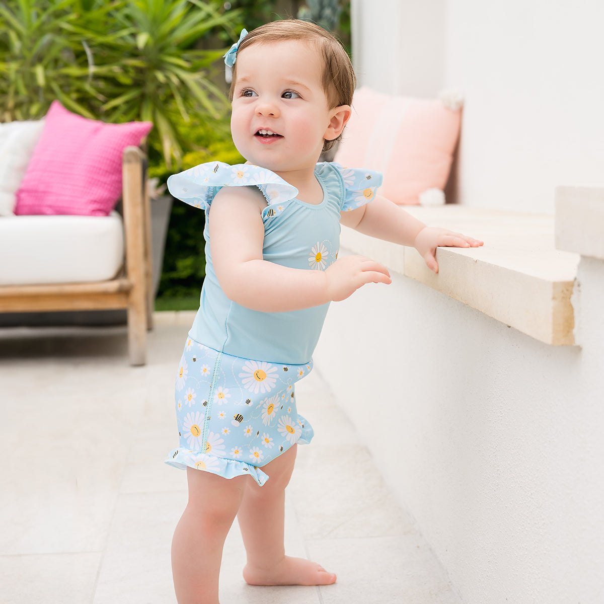 Happy Nappy™ Swimsuit Daisy Bee