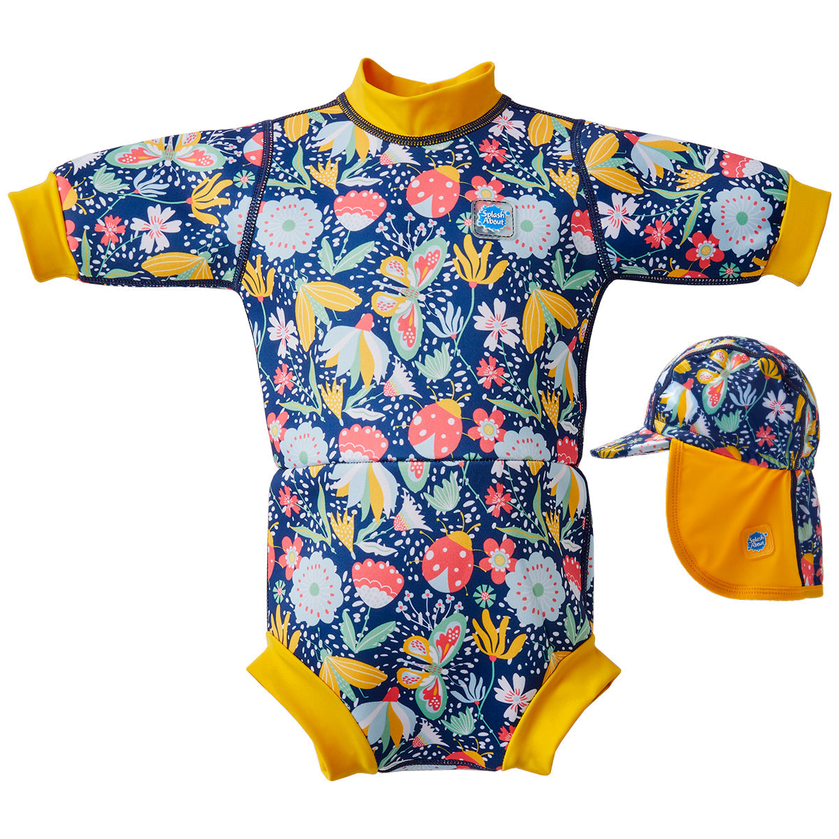 Happy Nappy™ Wetsuit & Legionnaire Hat Bundle