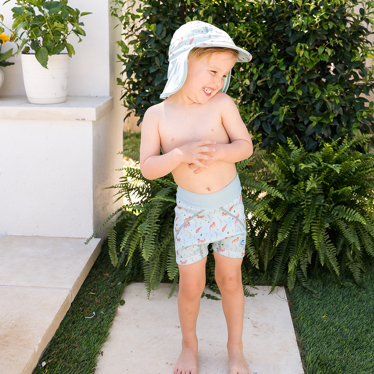 Happy Nappy™ Sunsuit & Legionnaire Hat Bundle