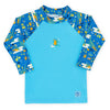 Long Sleeve Rash Vest Crocodile Swamp