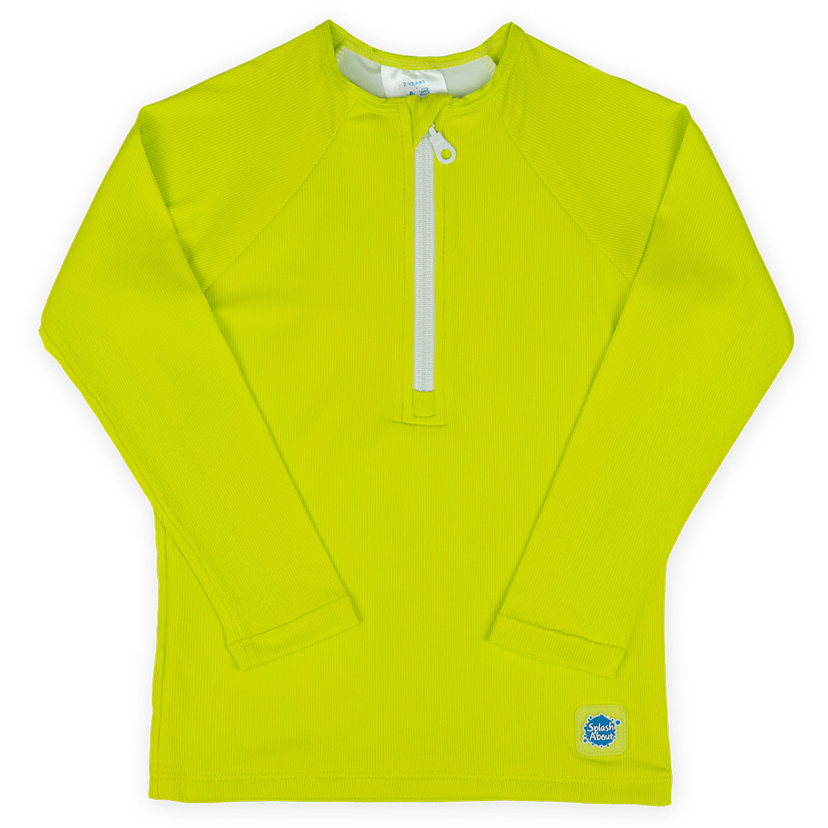Premium Long Sleeve Rash Vest Lime