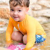Premium Long Sleeve Rash Vest Orange