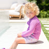 Premium Long Sleeve Rash Vest Lilac
