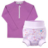 Happy Nappy Duo™ & Long Sleeve Rash Guard Bundle