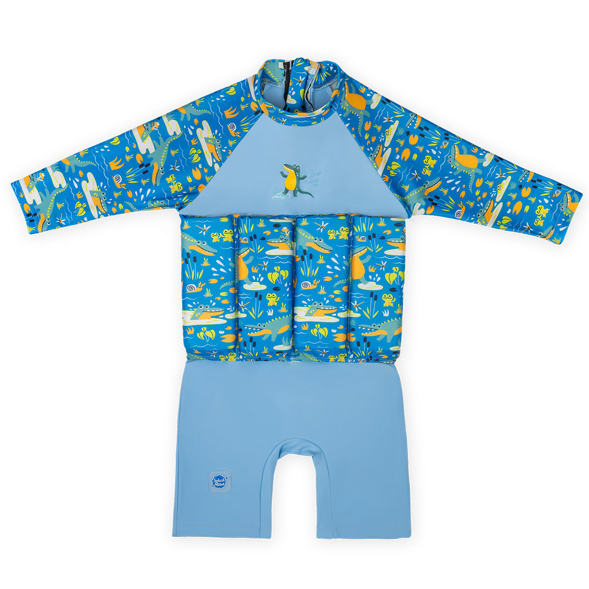 Sleeved Floatsuit Crocodile Swamp