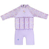Sleeved Floatsuit Lilac Spring