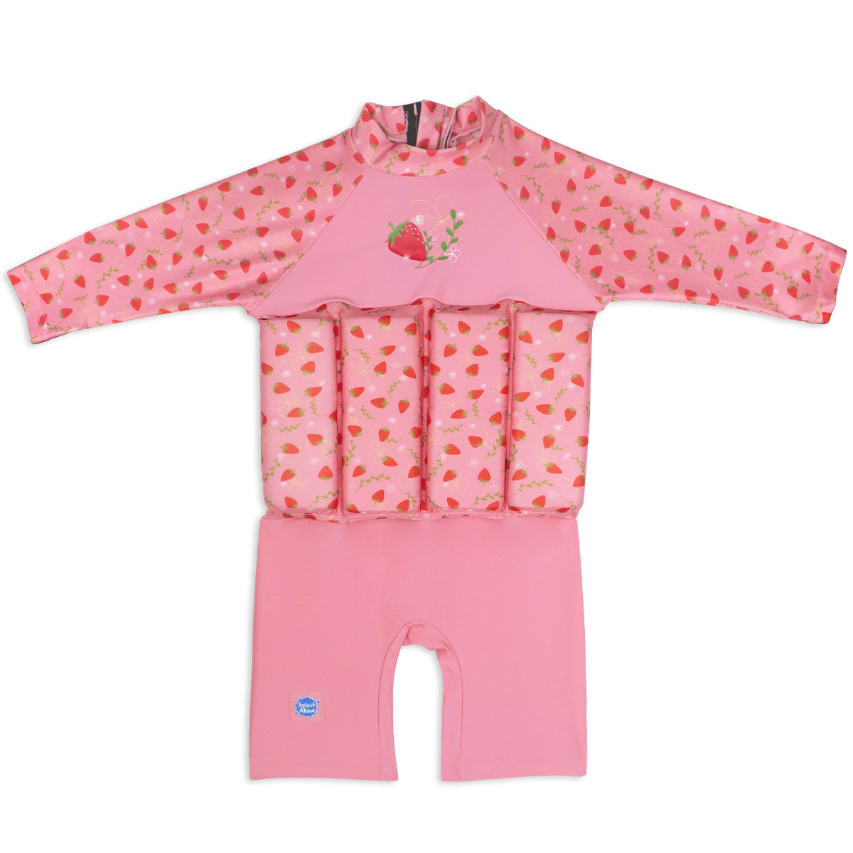 Sleeved Floatsuit Strawberry Field