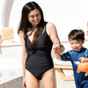 Women’s Tummy Control Swimsuit Black