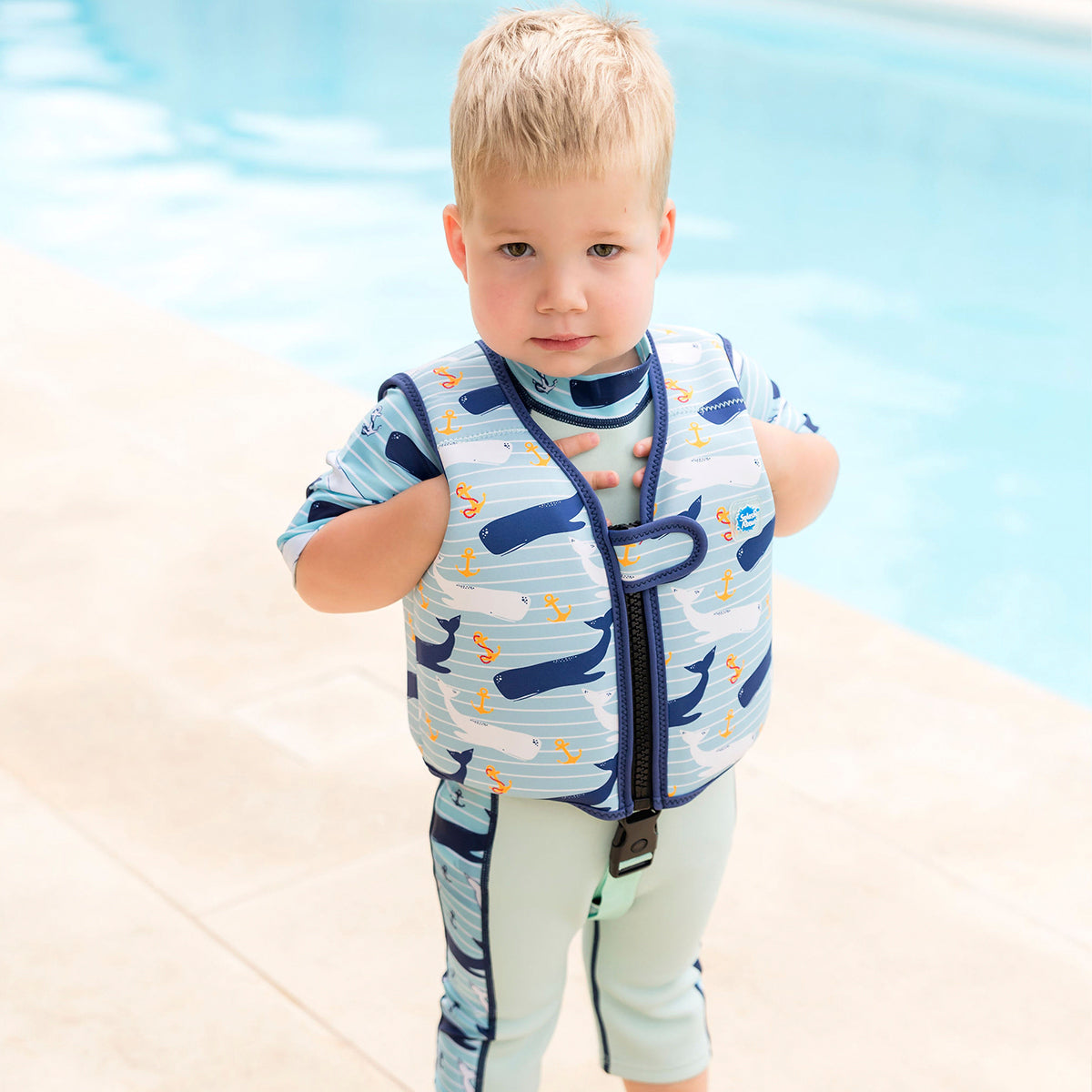Splash About Go Splash swim vest vintage moby with belt