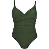 Women’s Tummy Control Swimsuit Forest Green