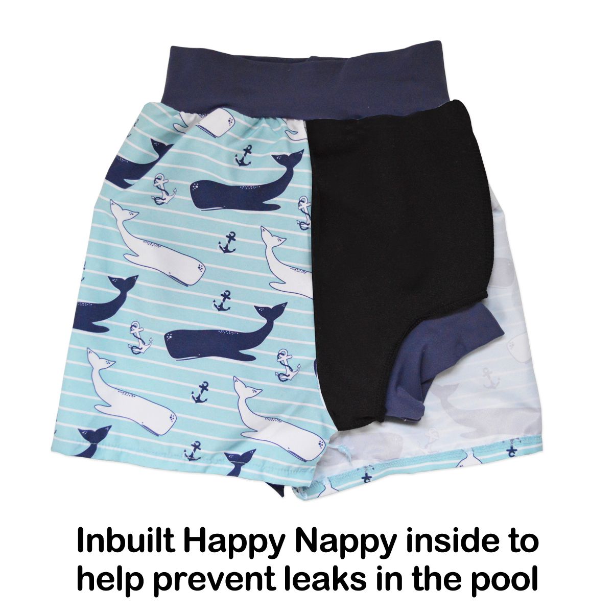 Splash About Adult and Children's Splash Board Shorts with Inbuilt Nappy 